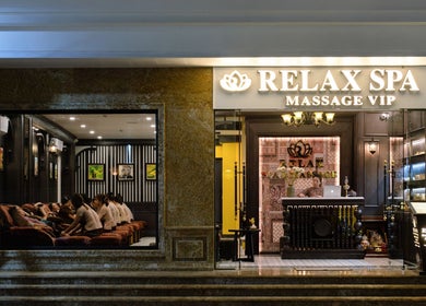 Lối vào của Relax Massage & Spa Sapa tại Lào Cai, Lào Cai, VN, tạo cảm giác sang trọng và thư giãn.