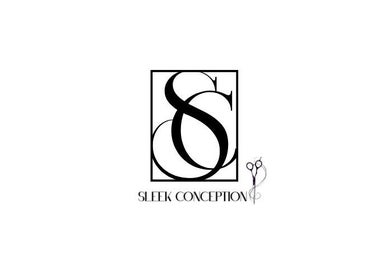Elegant Sleek Conception logo with scissors in Nassau, New Providence, BS, embodying beauty and style.