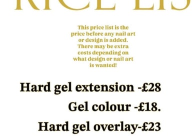 ae.nails.at.Staplehurst pricing for nail services in Staplehurst, England, GB includes gel extensions and overlays.