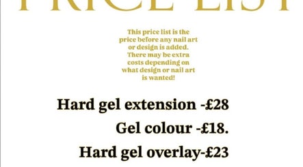 ae.nails.at.Staplehurst pricing for nail services in Staplehurst, England, GB includes gel extensions and overlays.