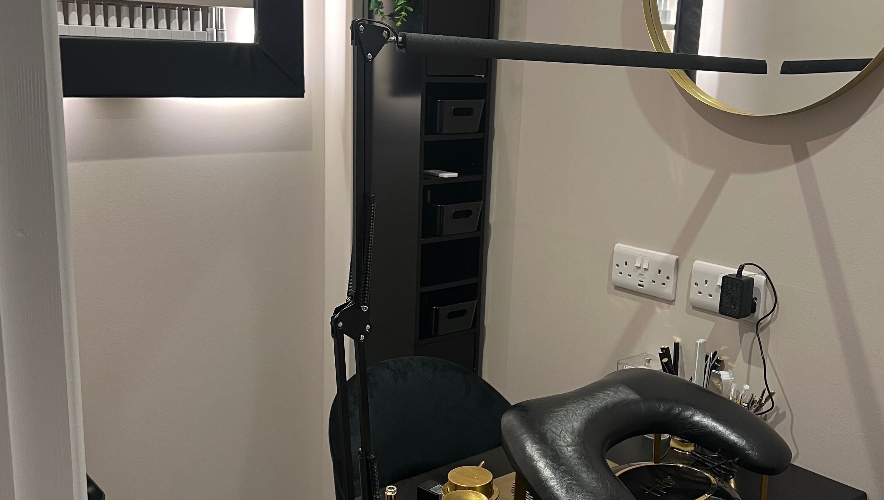 Modern nail setup at ae.nails.at.Staplehurst, Staplehurst, England, GB showcasing sleek design and comfort.