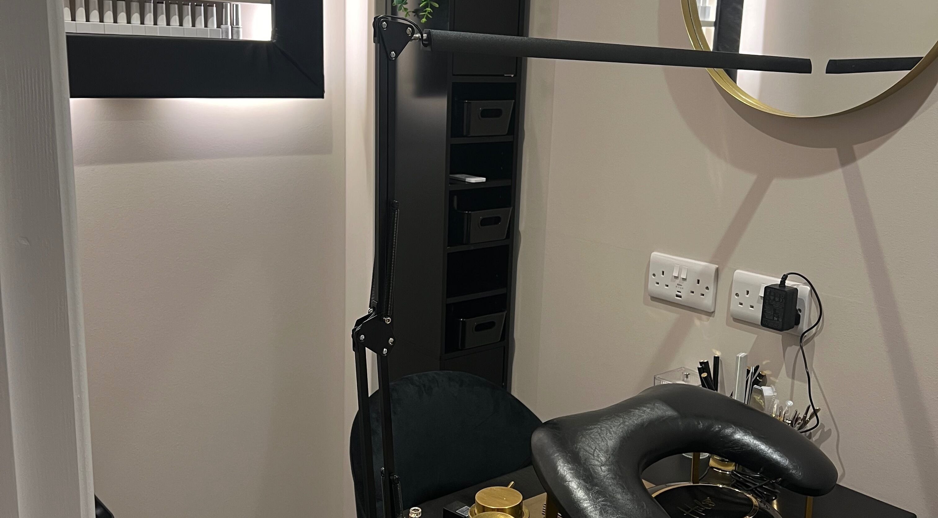 Modern nail setup at ae.nails.at.Staplehurst, Staplehurst, England, GB showcasing sleek design and comfort.