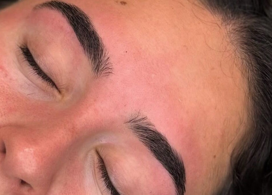 Detailed brow enhancement at Zoila Beauty, Centereach, New York, US.