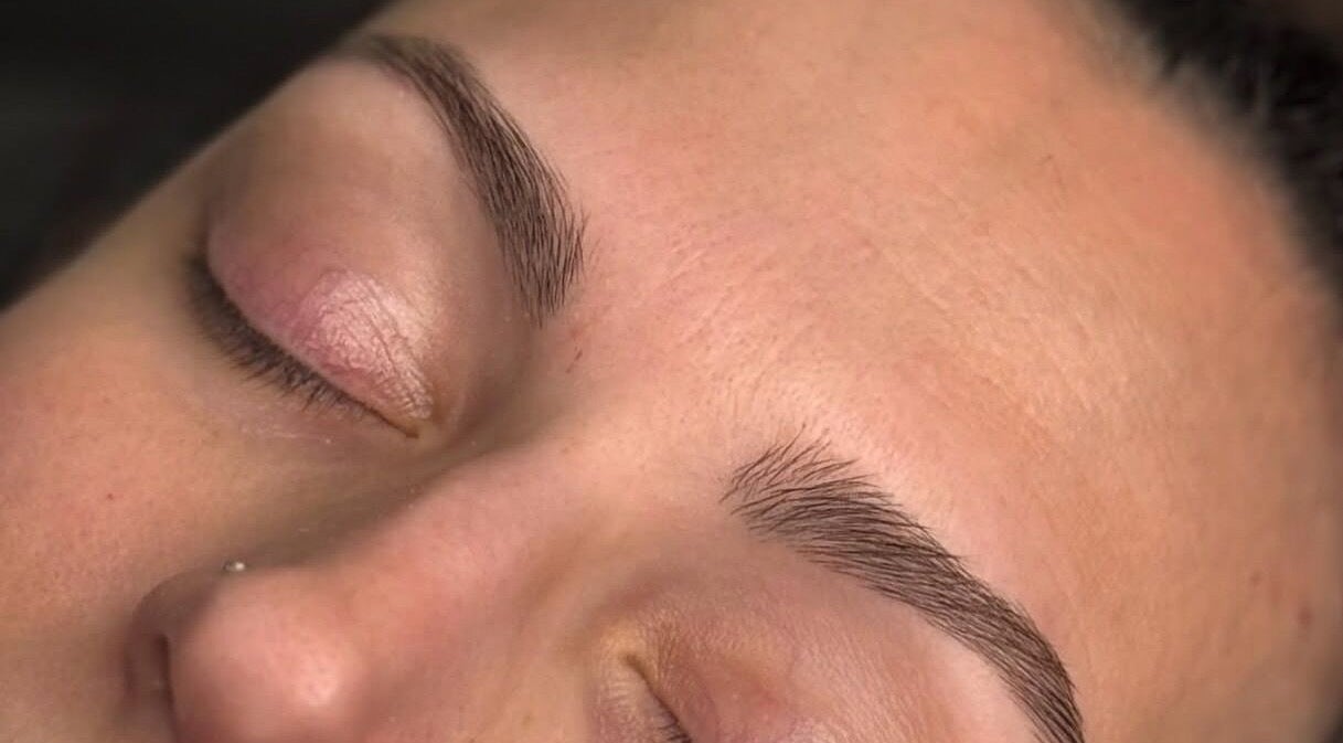Perfectly shaped eyebrows at Zoila Beauty in Centereach, New York, US.