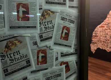 Eye-catching Sirenstudio_co flyers in Blacksmiths, New South Wales, AU, showcasing lips and chic typography.