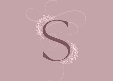 Elegant 'S' design representing Salus Spa - Home Service | سالس سبا - خدمة منزلية in Jeddah, SA.