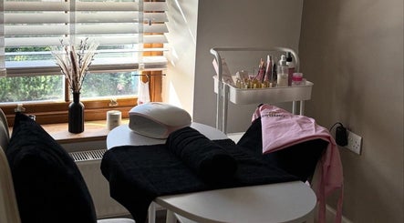 Bright beauty station at Ethereal Beauty in Lydney, England, GB, showcasing a tranquil and inviting setup.