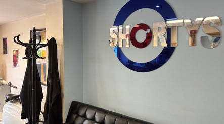 Stylish reception at Shortys - Markfield, featuring sleek decor and modern furnishings in Markfield, England, GB.