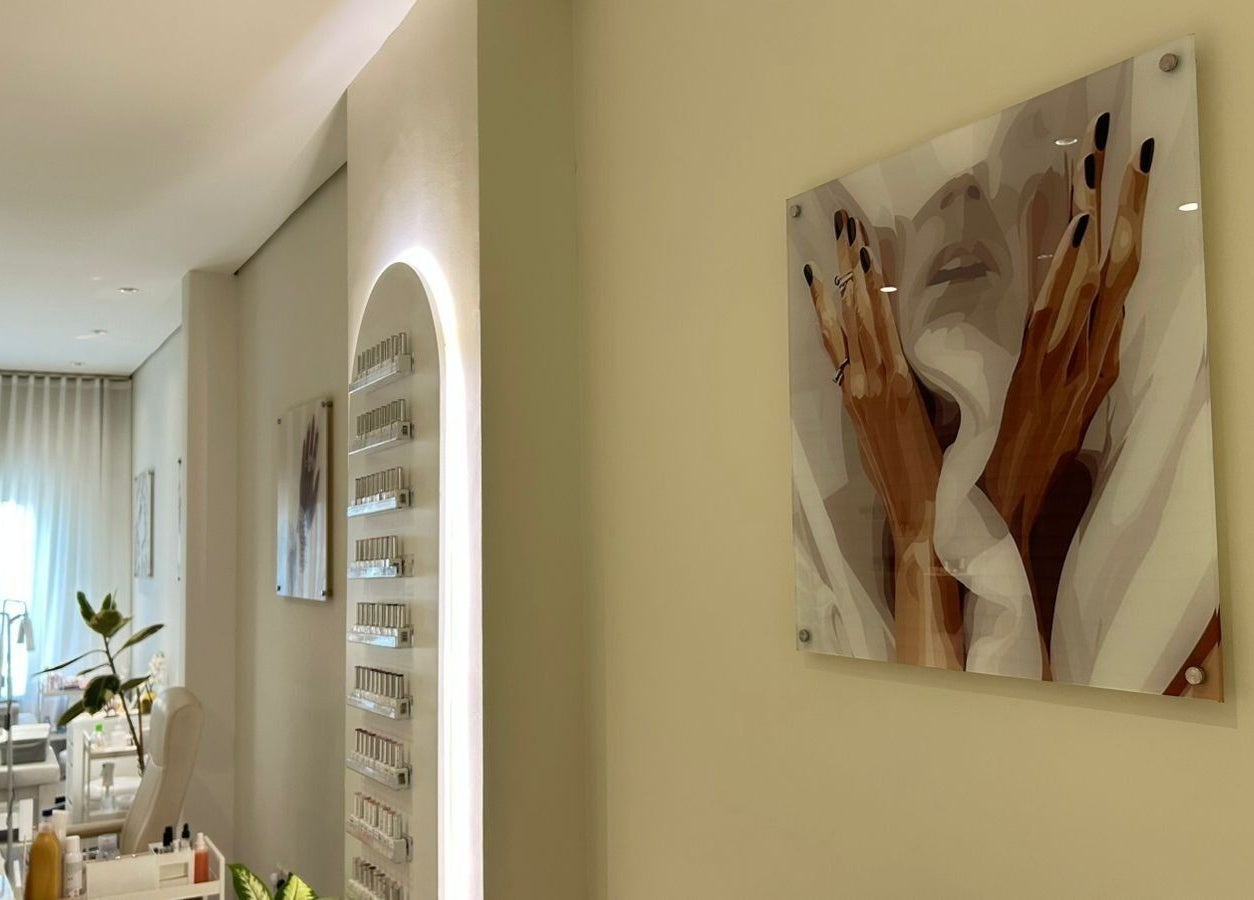 Interior view of Nash & More in Jeddah, Makkah Province, SA, showcasing stylish decor and a soothing ambiance.