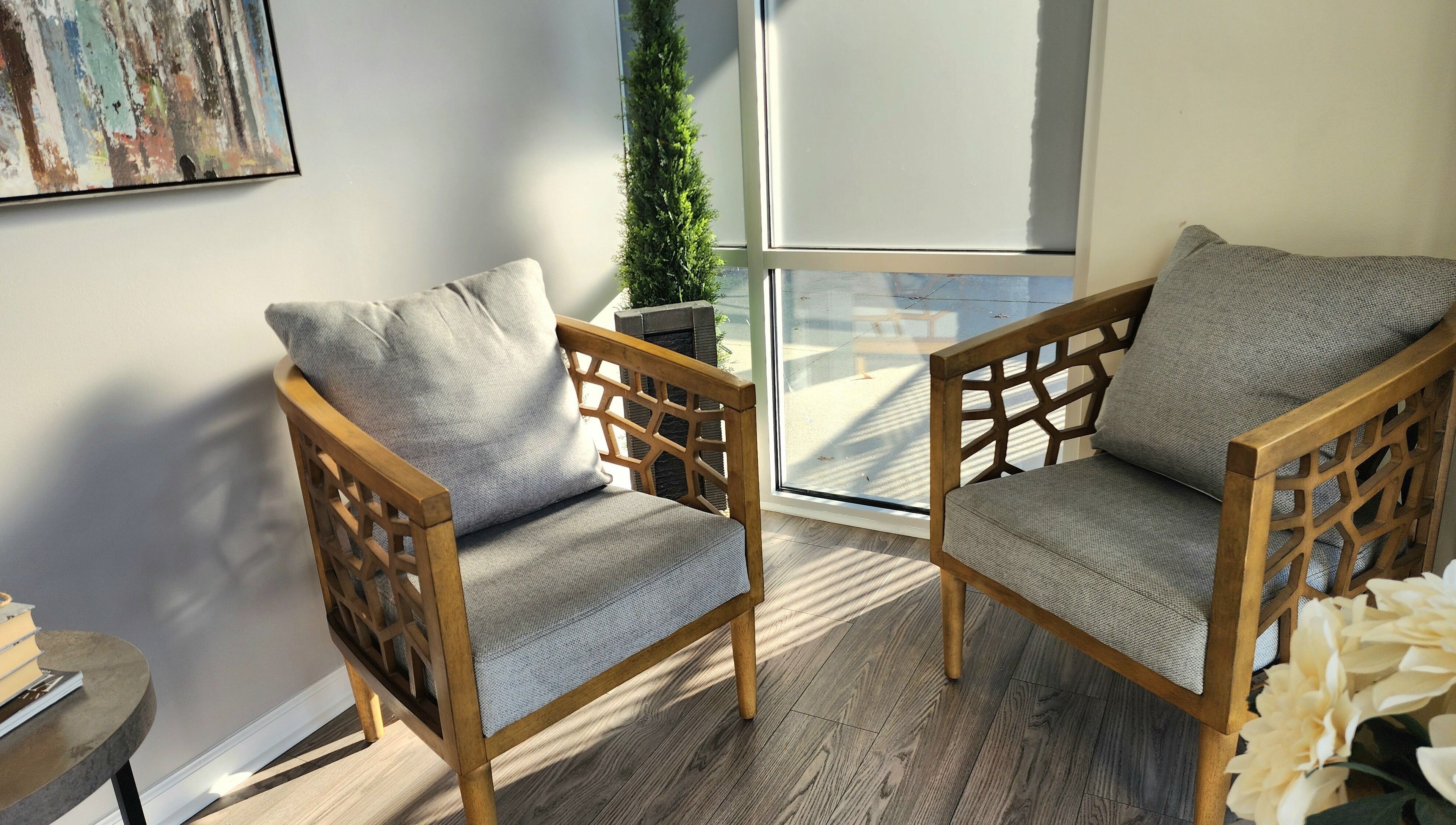 Relaxing seating in Studio 1000 | Scalp & Strand Wellness Studio, Columbia, South Carolina, US.