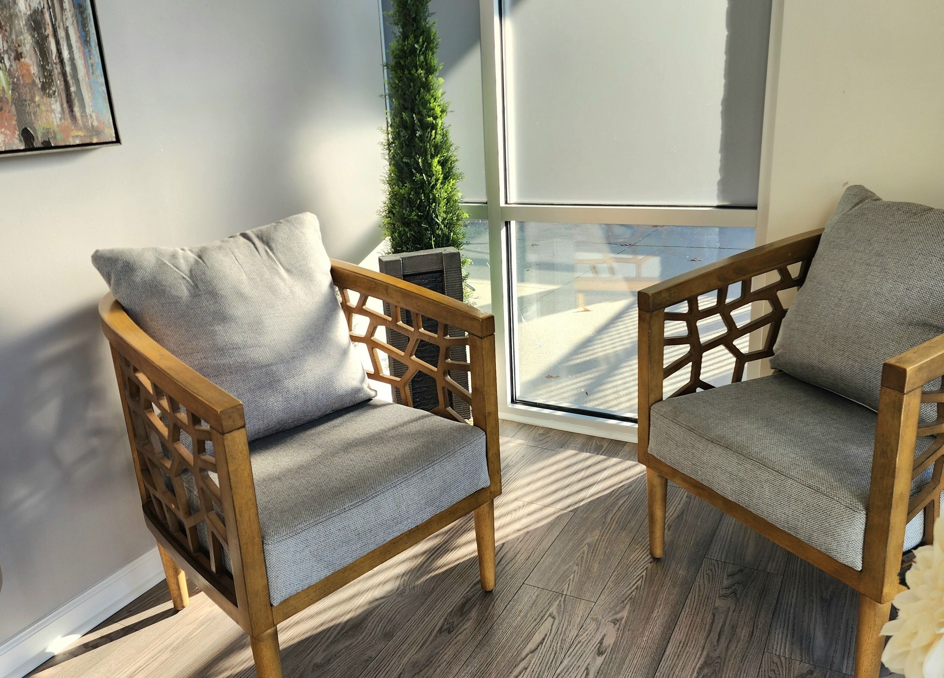 Relaxing seating in Studio 1000 | Scalp & Strand Wellness Studio, Columbia, South Carolina, US.
