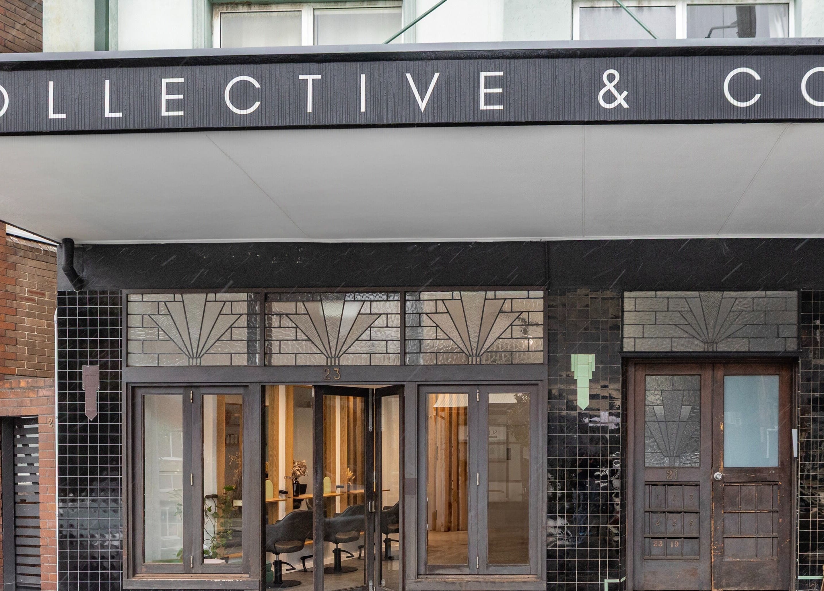 Entrance of Collective and Co Coogee, a stylish beauty venue in Coogee, New South Wales, AU.