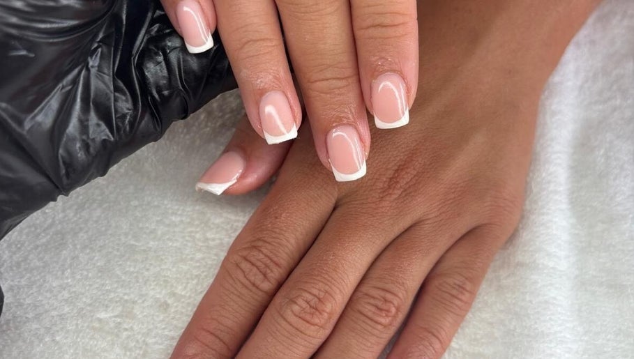 French manicure at The Nail Suite By Ella, Southwick, England, GB offers elegant nail services.