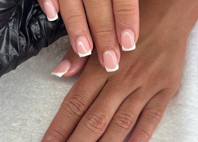 French manicure at The Nail Suite By Ella, Southwick, England, GB offers elegant nail services.