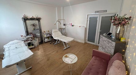 Luxurious treatment room at Mia Bella - Wilmslow with elegant decor in Wilmslow, England, GB.