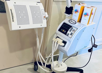 Cutting-edge light therapy machine at Derma Lift Studio, Winthrop, Western Australia, AU.