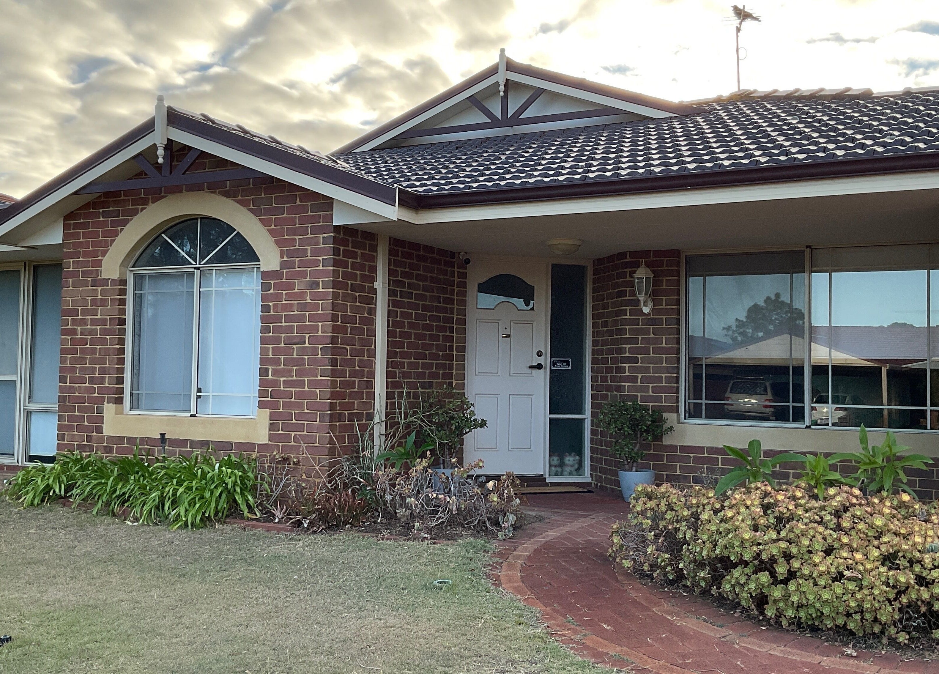 Derma Lift Studio entrance showcasing elegant brick facade in Winthrop, Western Australia, AU.
