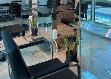 Modern salon chairs at Layers Hair Salon, Kuala Lumpur, Wilayah Persekutuan Kuala Lumpur, MY.