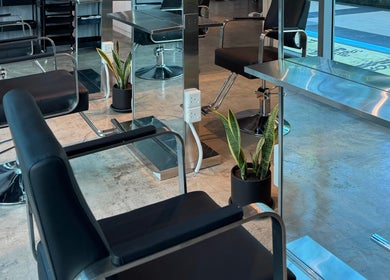 Sleek, modern salon chairs at Layers Hair Salon, Kuala Lumpur, Wilayah Persekutuan Kuala Lumpur, MY.