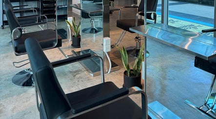 Sleek, modern salon chairs at Layers Hair Salon, Kuala Lumpur, Wilayah Persekutuan Kuala Lumpur, MY.