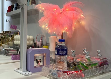 Killynails beauty counter with cosmetics and decor in Singapore, Singapore, SG.
