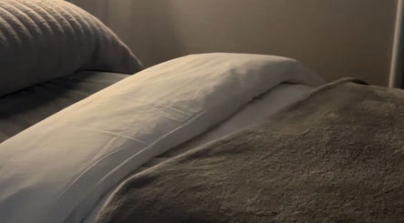Relaxing therapy bed at Beauty By Aimee, Omagh, Northern Ireland, GB.