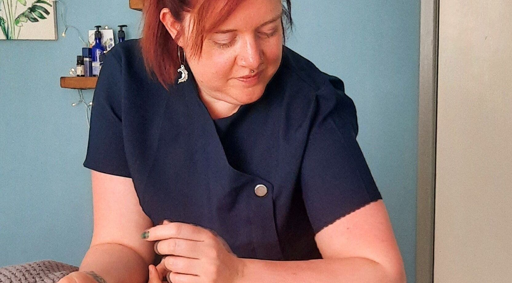 Therapist providing holistic therapy at Align & Revive Holistic Therapy, Knaresborough, England, GB.