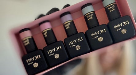 Selection of Deynn nail polishes at Beauty Place, Reykjavík, Reykjavíkurborg, IS.
