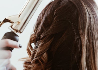 Creating elegant curls at Hair Colour & Art, Dundas Valley, New South Wales, AU.