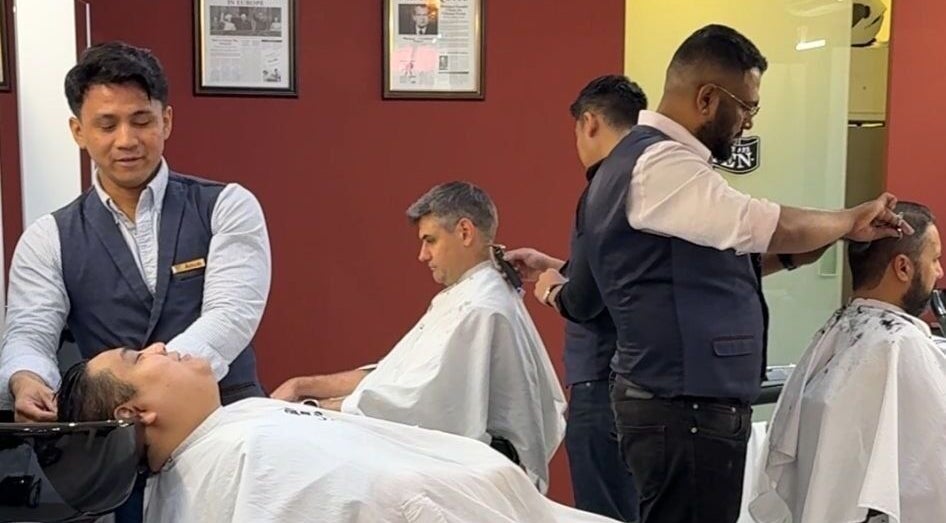 Jermyn Street barbers giving haircuts and washes in Singapore, Singapore, SG.