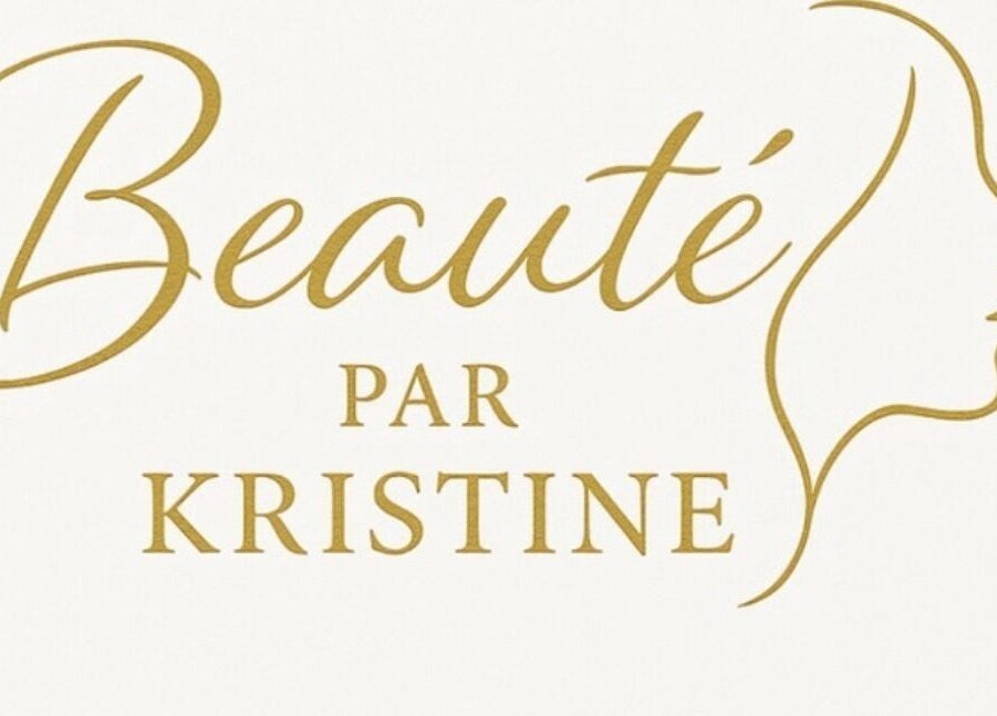 Logo doré de Beauté par Kristine à Laval, Québec, CA, représentant silhouette élégante.
