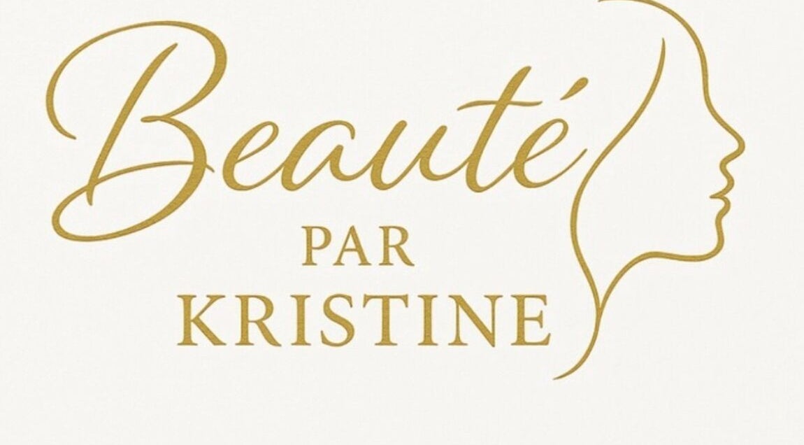 Logo doré de Beauté par Kristine à Laval, Québec, CA, représentant silhouette élégante.