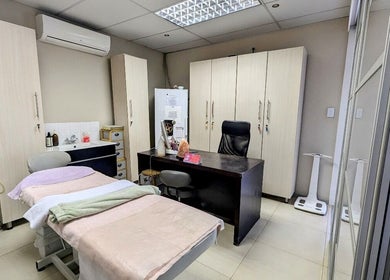Relaxing treatment room at Pepa Health & Beauty in Pretoria, Gauteng, ZA, offering a serene wellness experience.