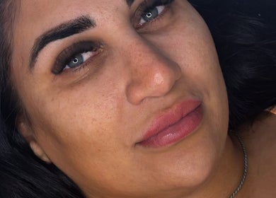 Close-up of expertly styled lashes at Lashed By Lucy, Farnham, England, GB, enhancing natural beauty.
