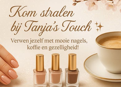 Tanja's Touch Nagelstudio in Veldhoven biedt prachtige nagels met koffie en gezelligheid.