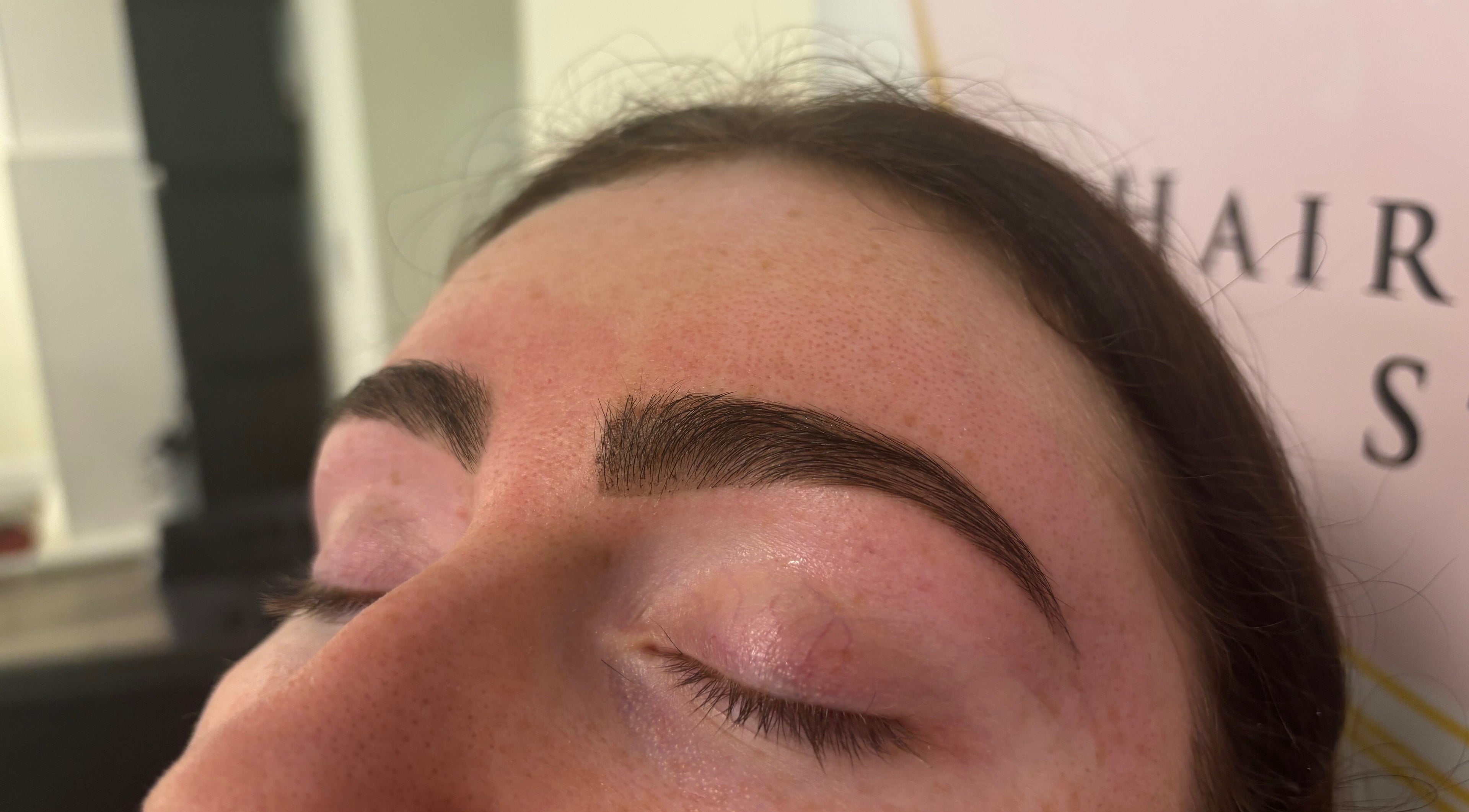 Perfectly sculpted eyebrows at Glam By Jas, Limerick, County Limerick, IE.
