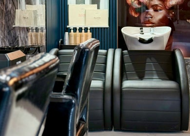 Elegant salon wash stations at Anastasia Rallo Hair & Beauty, San Pawl Il-baħar, MT, offering premium hair treatments.