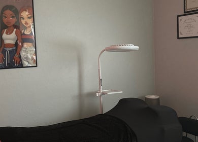Cozy treatment space at SIERRA VISTA📍 with soft lighting, enhancing relaxation in Sierra Vista, Arizona, US.