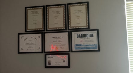 Certification wall at SIERRA VISTA📍 showing professional achievements in Sierra Vista, Arizona, US.
