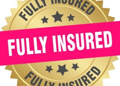 Fully insured seal at Blosm Beauty in Cumbernauld, Scotland, GB for reliable services.