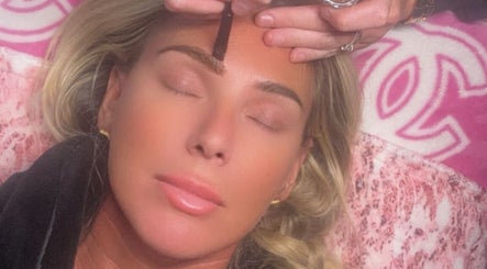 Eyebrow treatment at Blosm Beauty, Cumbernauld, Scotland, GB.