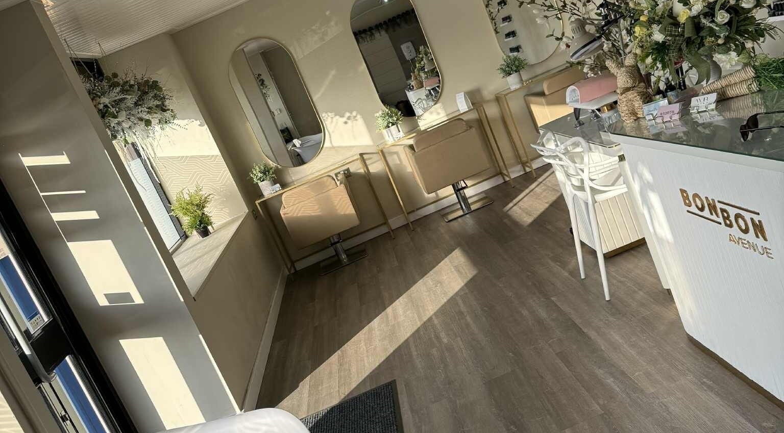 Chic interior of Clayton studio in South Shields, England, GB with stylish decor and modern furnishings.