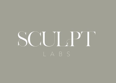 Sculpt Labs - Marple logo on a minimal grey background, located in Stockport, England, GB.