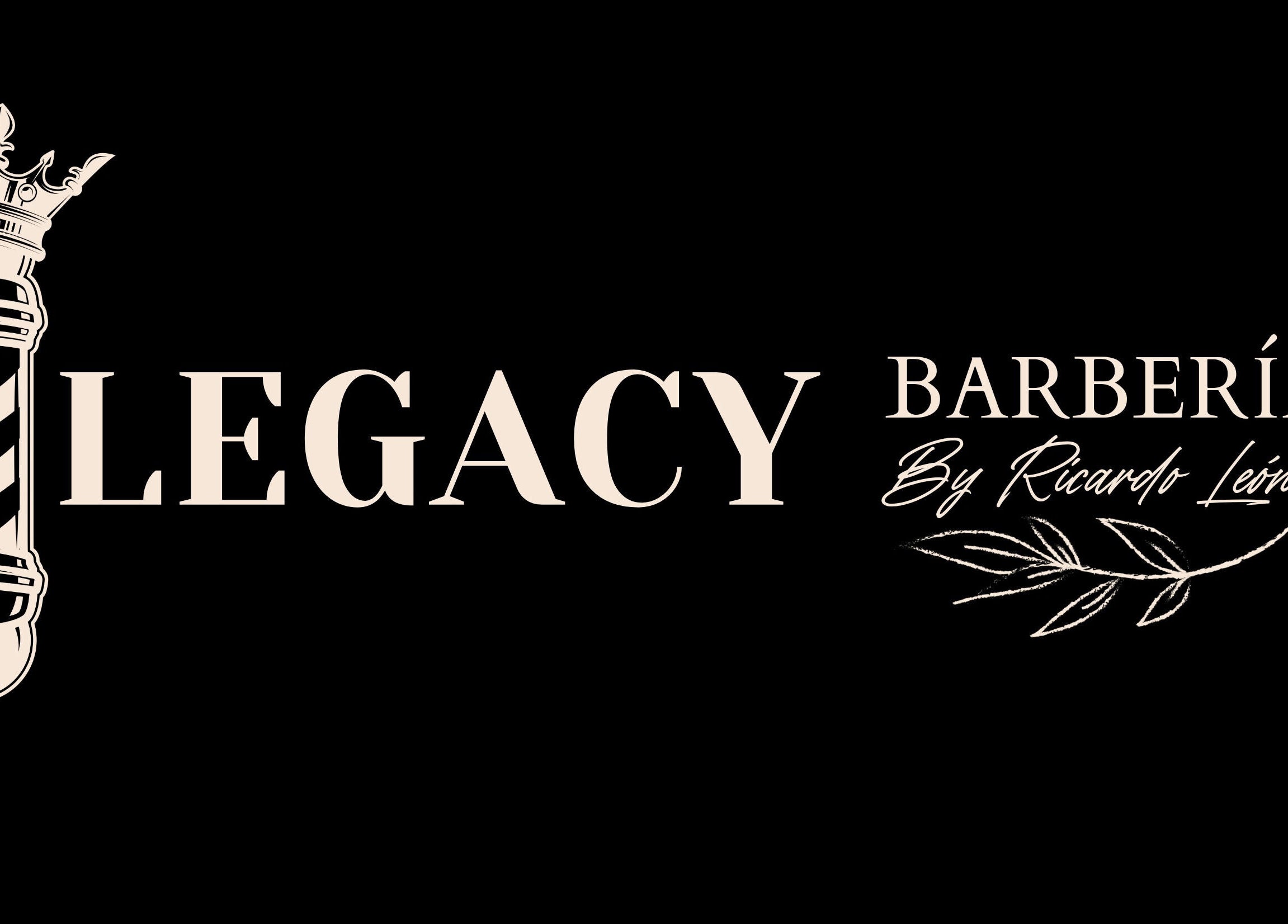 Logotipo de Legacy Barbería en Tulancingo, Hidalgo, MX destacando su estilo clásico y moderno.