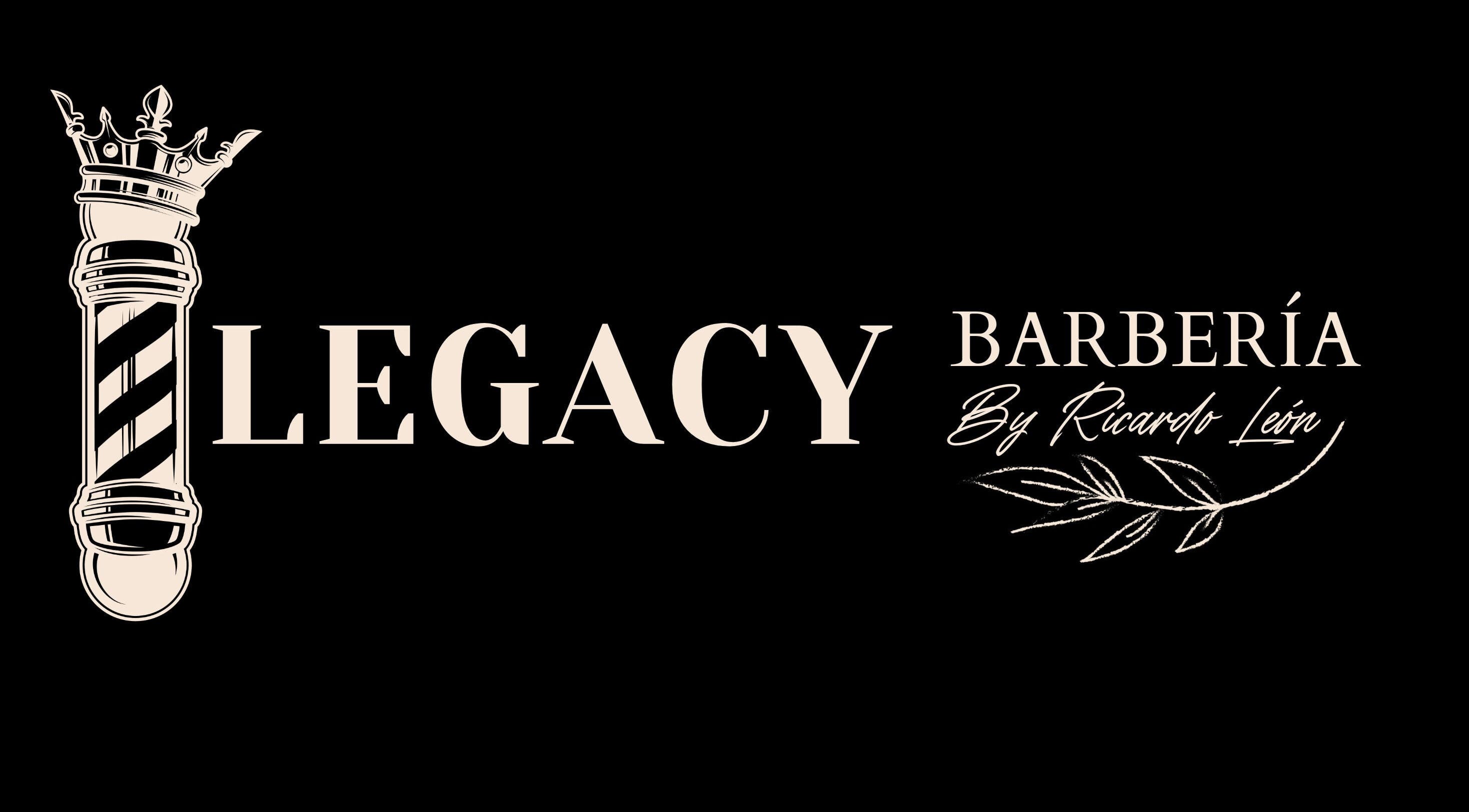 Logotipo de Legacy Barbería en Tulancingo, Hidalgo, MX destacando su estilo clásico y moderno.