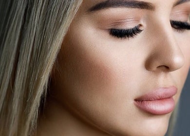 Close-up of flawless eyelashes at WinkBar Perth, Mount Lawley, Western Australia, AU.