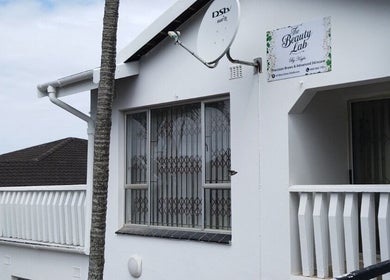 The Beauty Lab by Kayla's elegant exterior in Queensburgh, Kwazulu-Natal flaunts modern design and coastal charm.