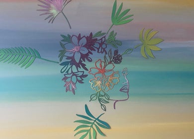 Artistic floral design at Moon 8 Holistics, Wickham, England, GB, enhancing the wellness ambiance.