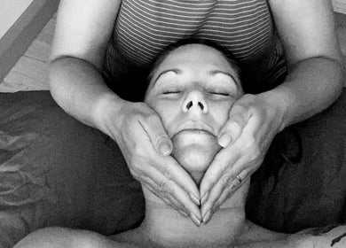 Relaxing facial massage at Moon 8 Holistics in Wickham, England, GB showcasing serene wellness experience.