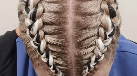 Intricate braided hairstyle at Power Of Women V Comp, Melbourne, Victoria, AU salon.